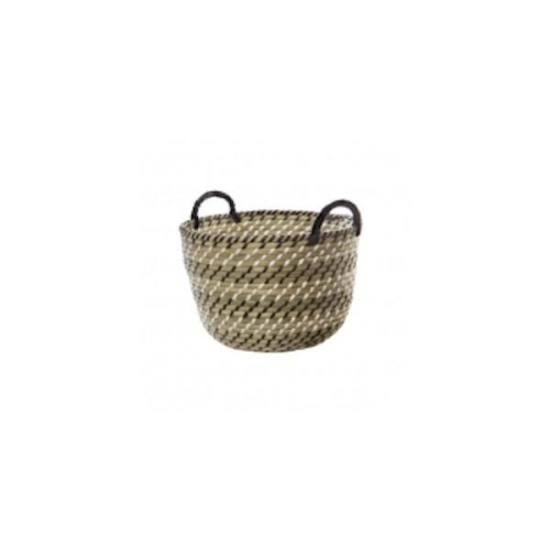 Basket - Grey with Handle