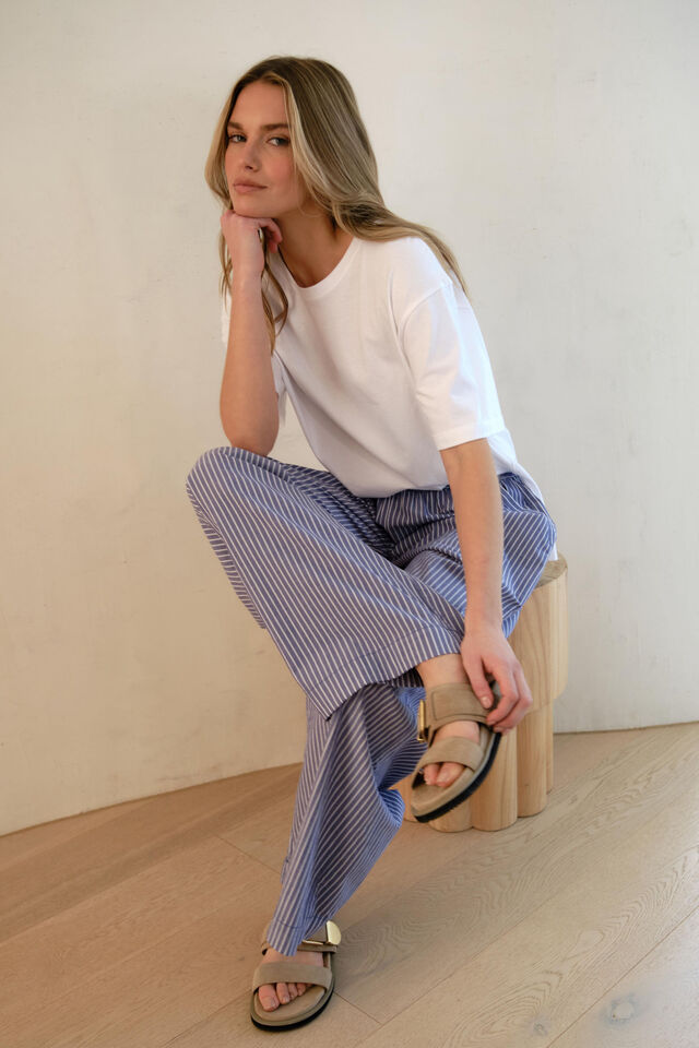 Stevie Slouchy Split Hem Tee