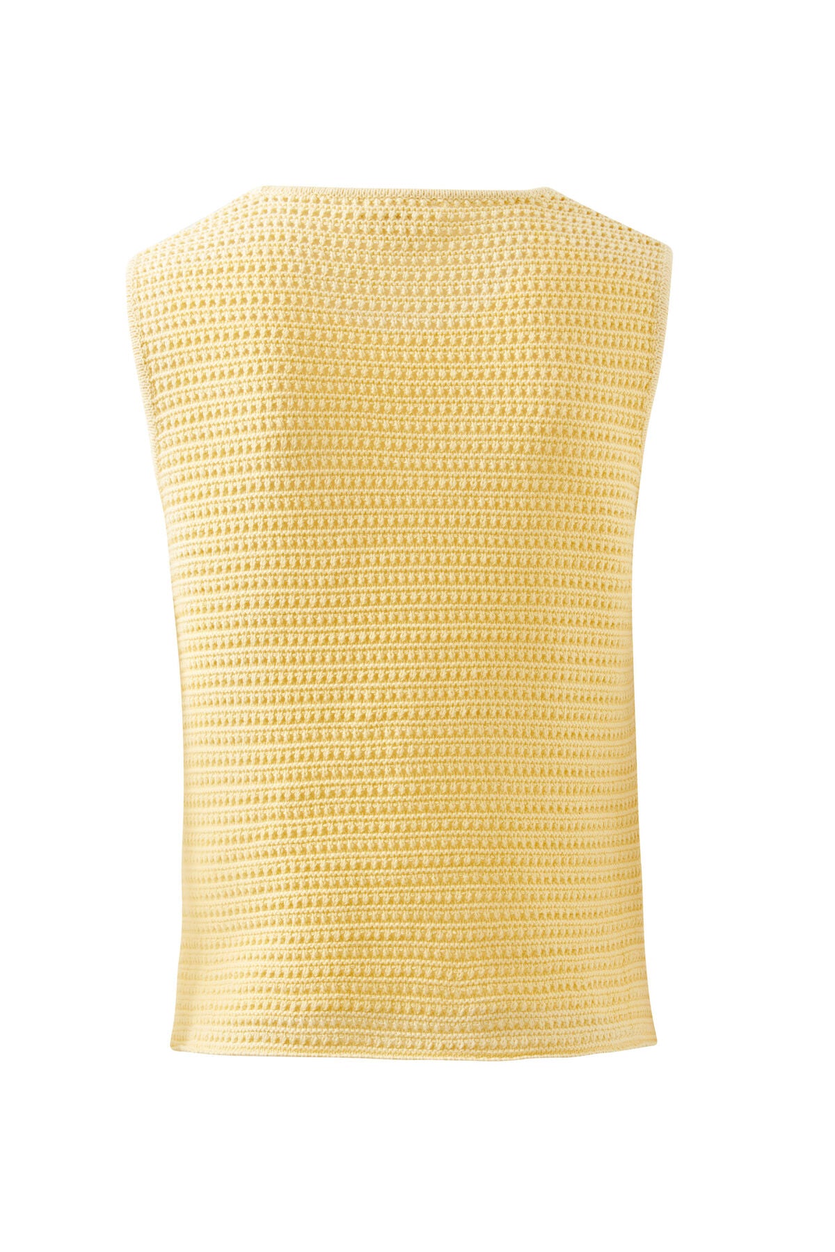 Margot Mesh Knit Tank - Sunny Yellow