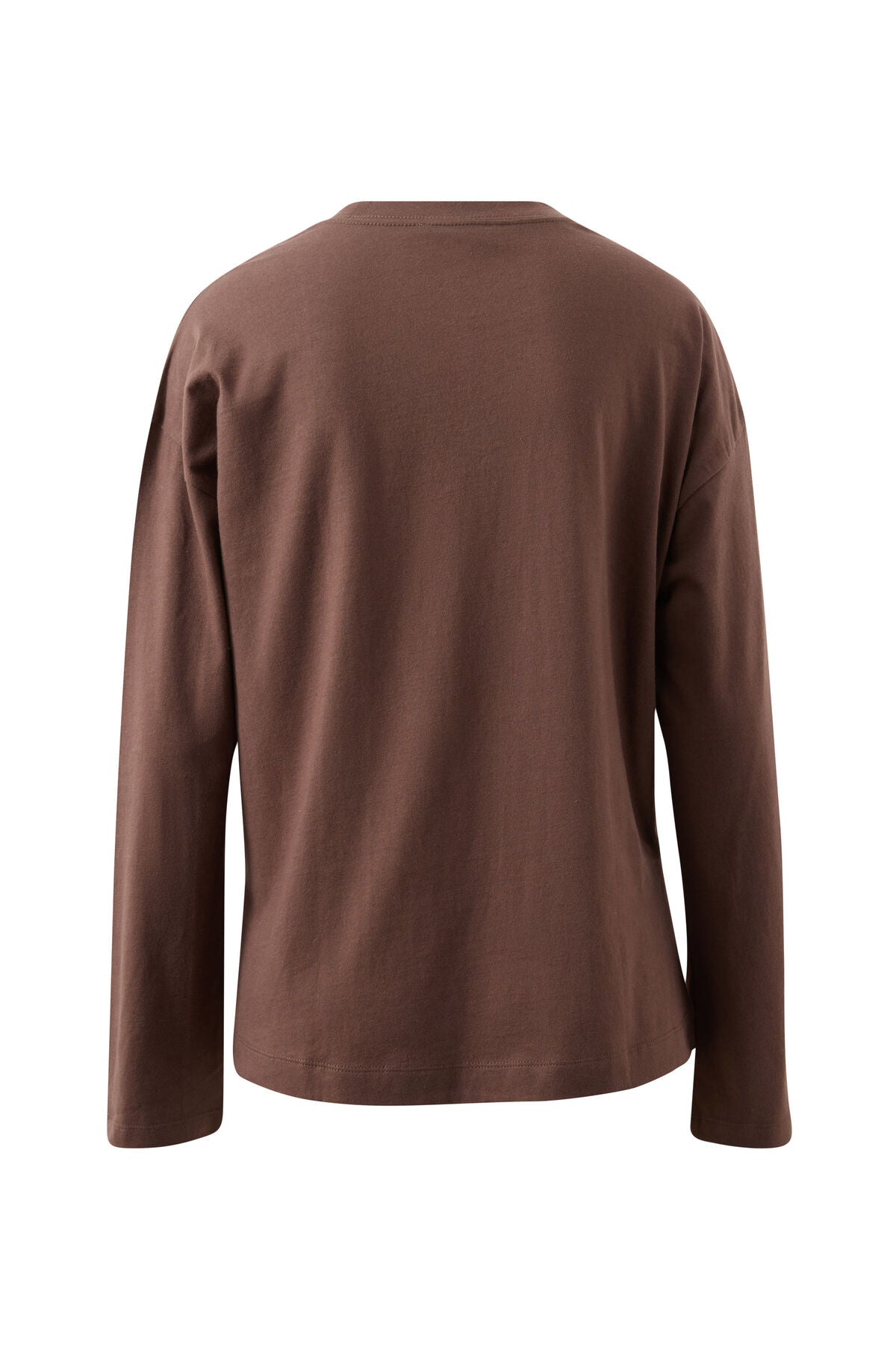 Scout Slouchy Long Sleeve Tee - Brunette Brown