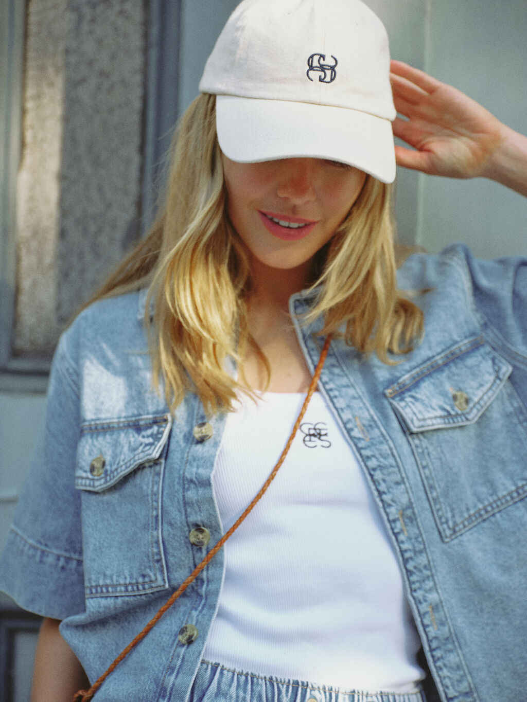 Ceres Monogram Cap - Ecru