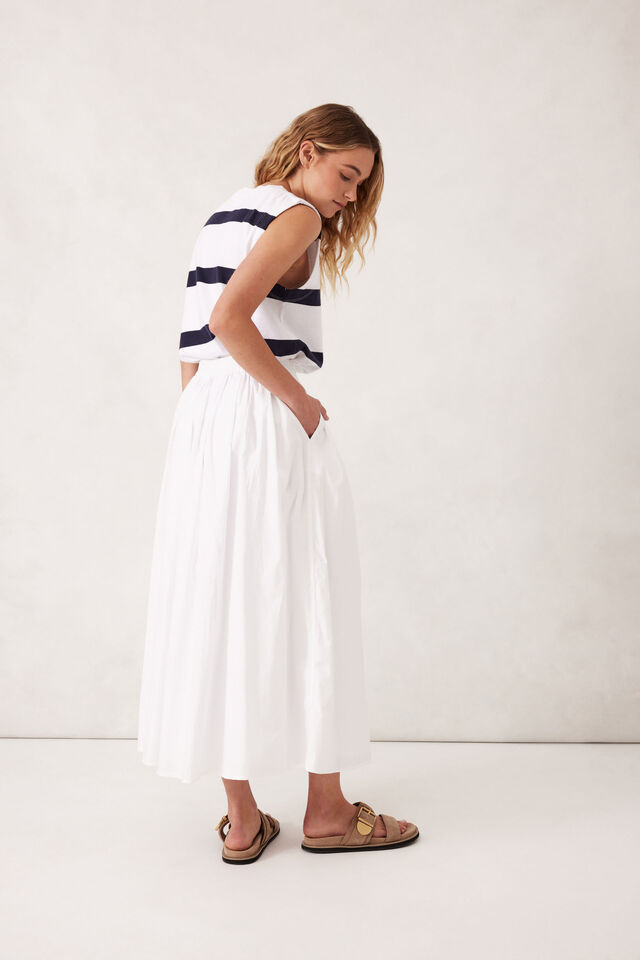Florence Maxi Skirt - White
