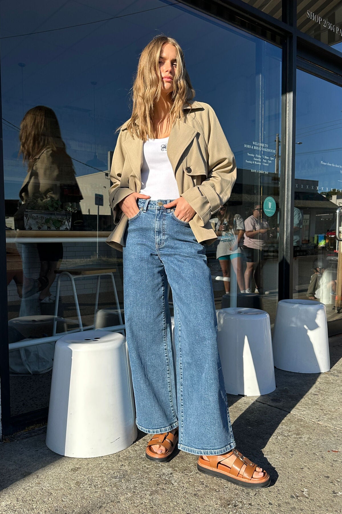 Evie Wide Leg Jean - Indigo