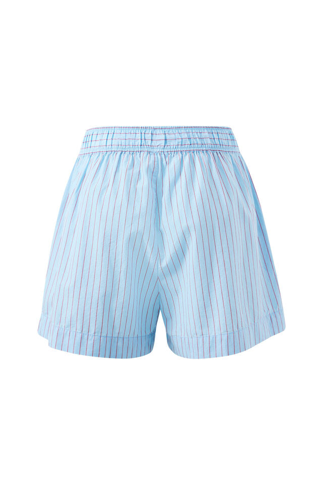 Mila Short - Fresh Blue Red Stripe