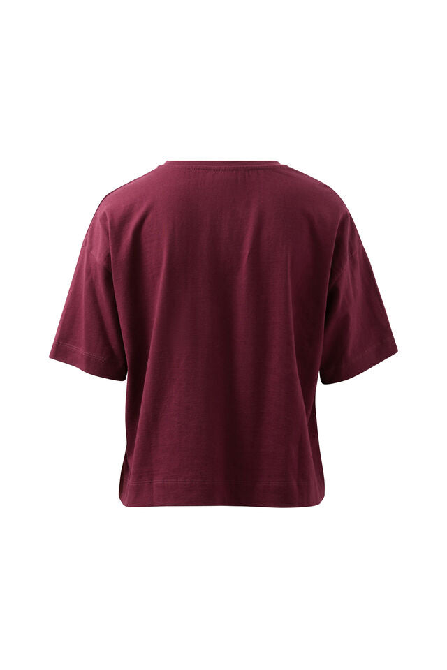 Boxy Pocket Tee - Rasin