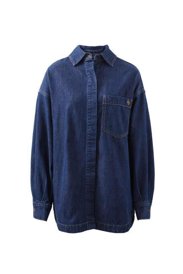 Long Sleeve Denim Shirt