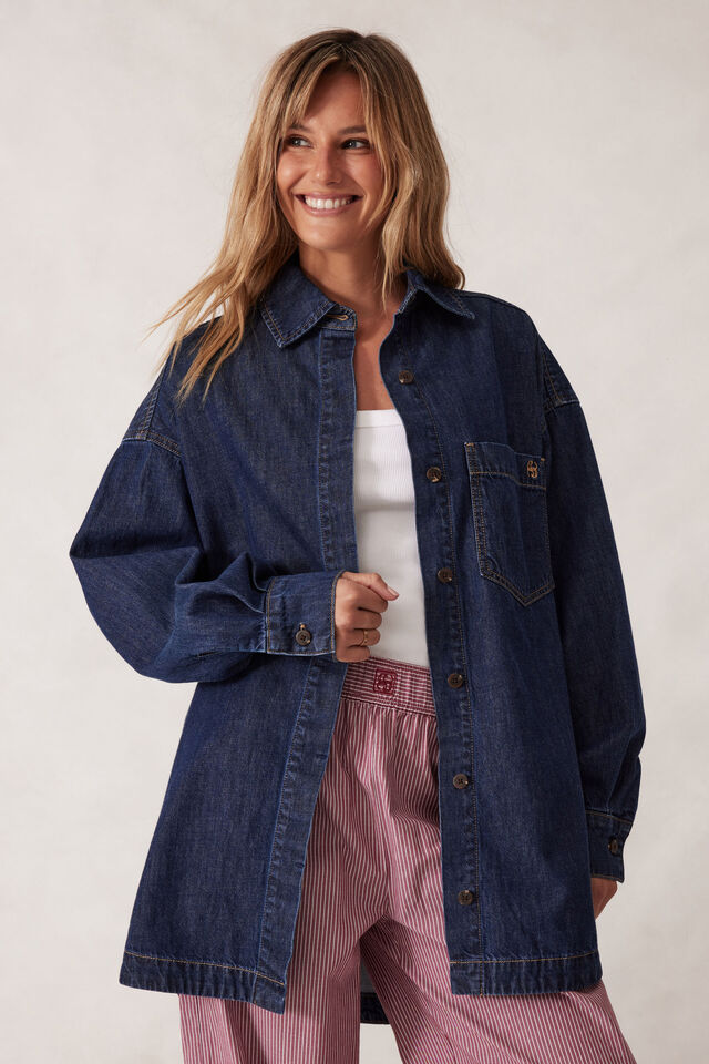 Long Sleeve Denim Shirt