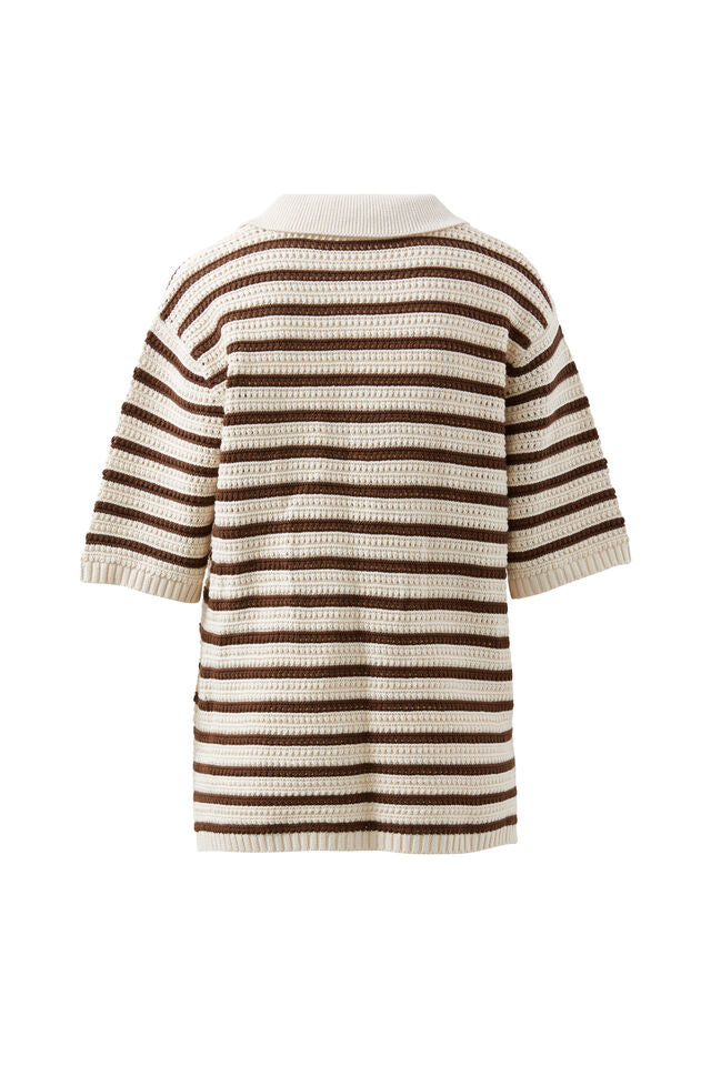 Molly Textured Short Sleeve Knit