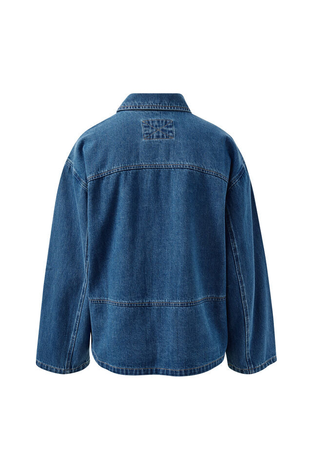 Ziggy Shacket - Fresh Indigo