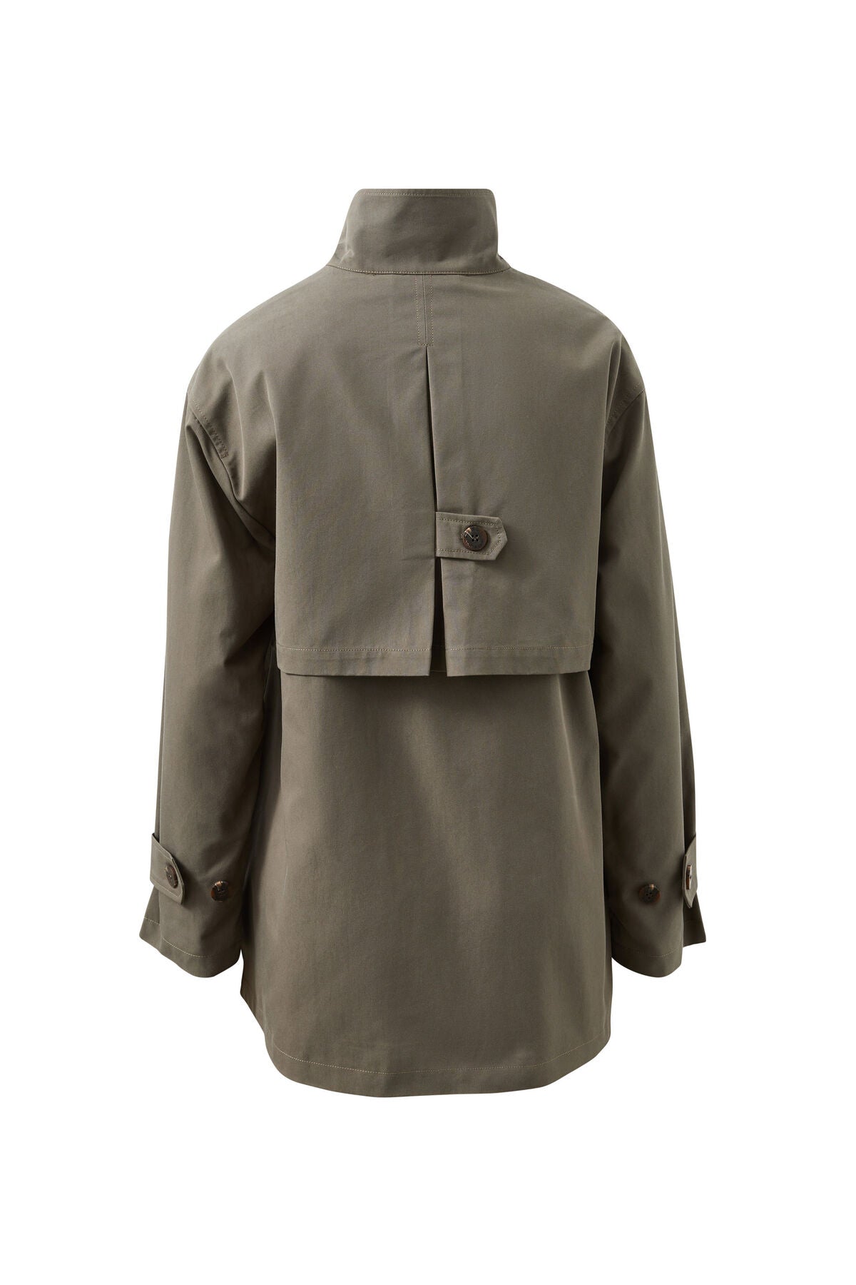 Estelle Funnel Neck Jacket - Moss