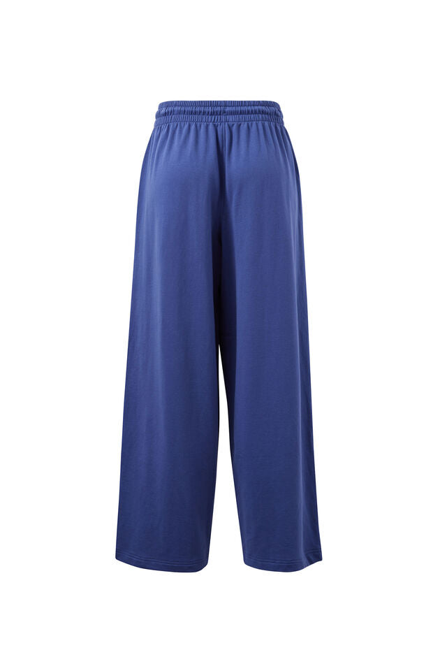 Sophie Relaxed Terry Trackpant - Washed Navy