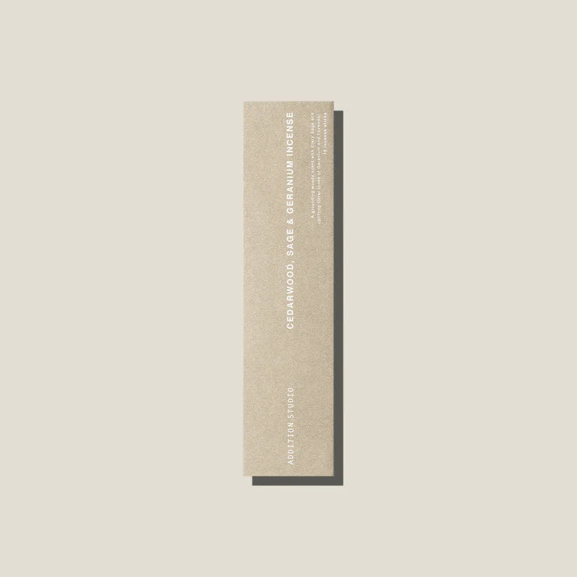 Cedarwood, Sage & Geranium Incense
