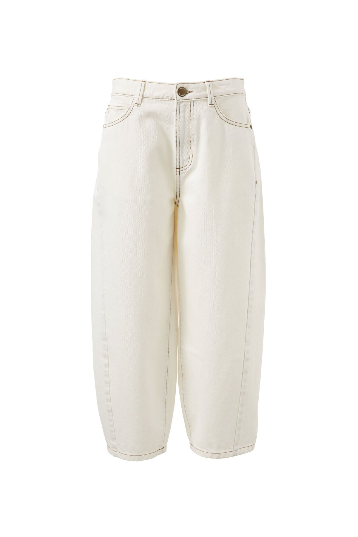 Tapered Barrel Jean -Fresh Ecru