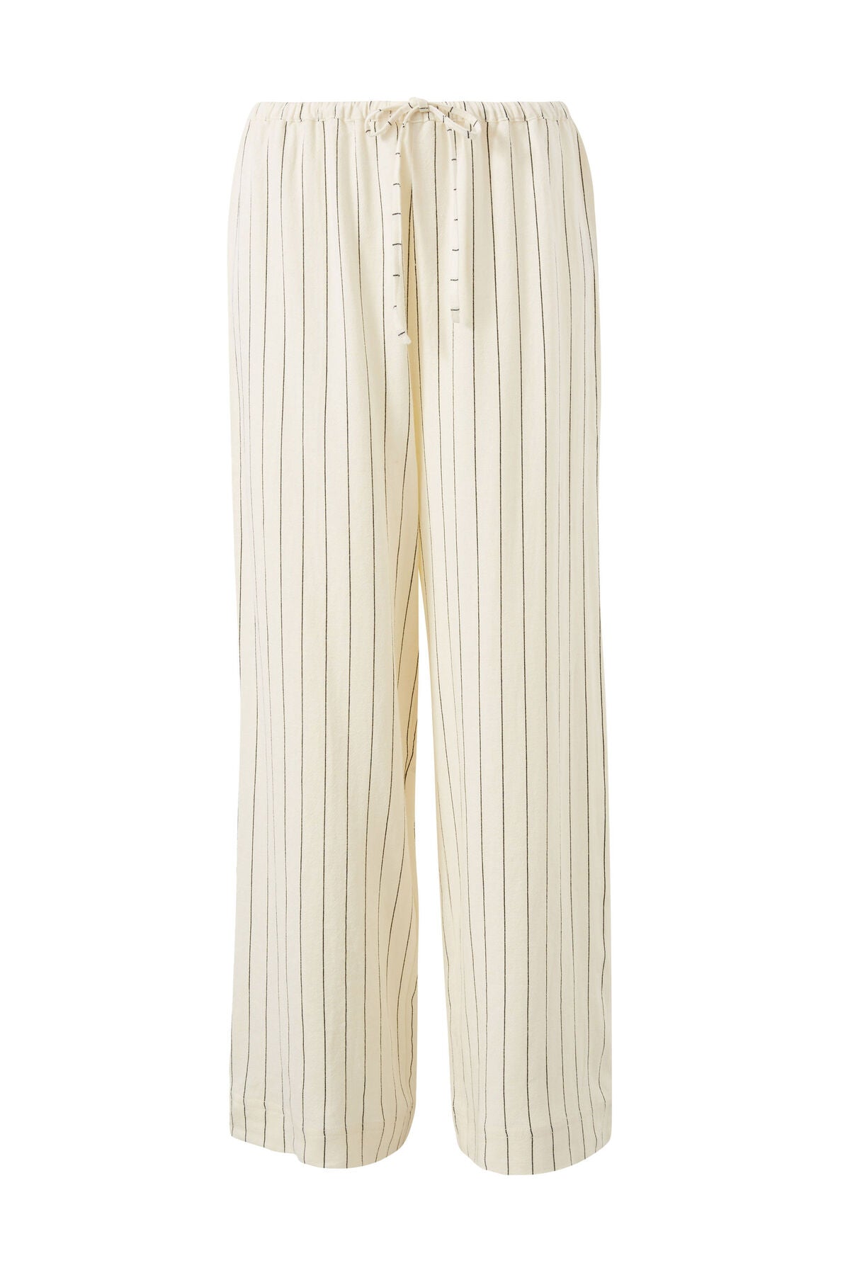 Relaxed Drawstring Pants - Pinstripe