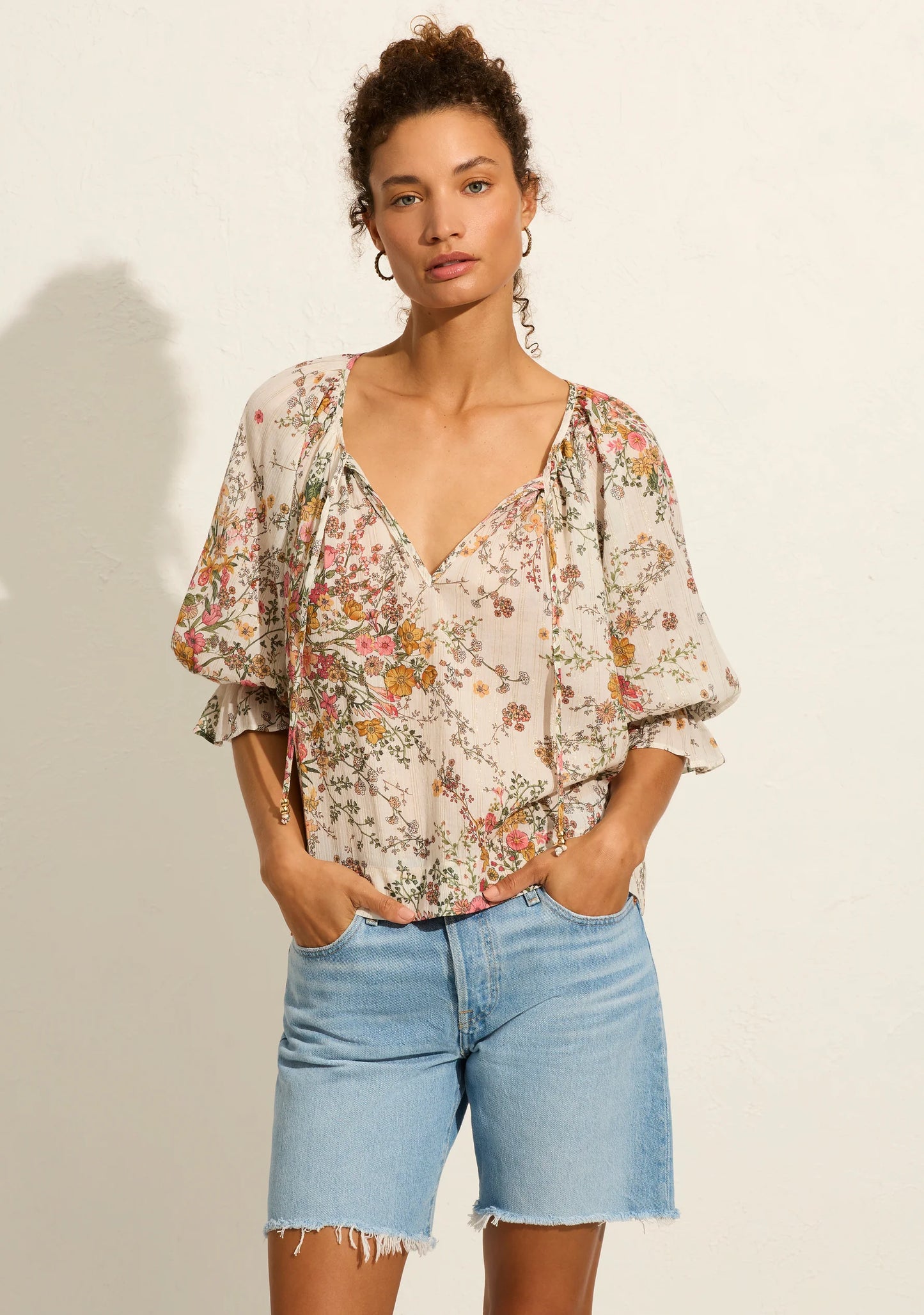 Carlotta Blouse - Whisper Floral