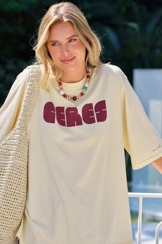 Liv Oversized Tee - Sunny Tint