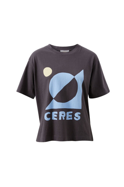 Stevie Slouchy Tee - Phantom Ceres Moon