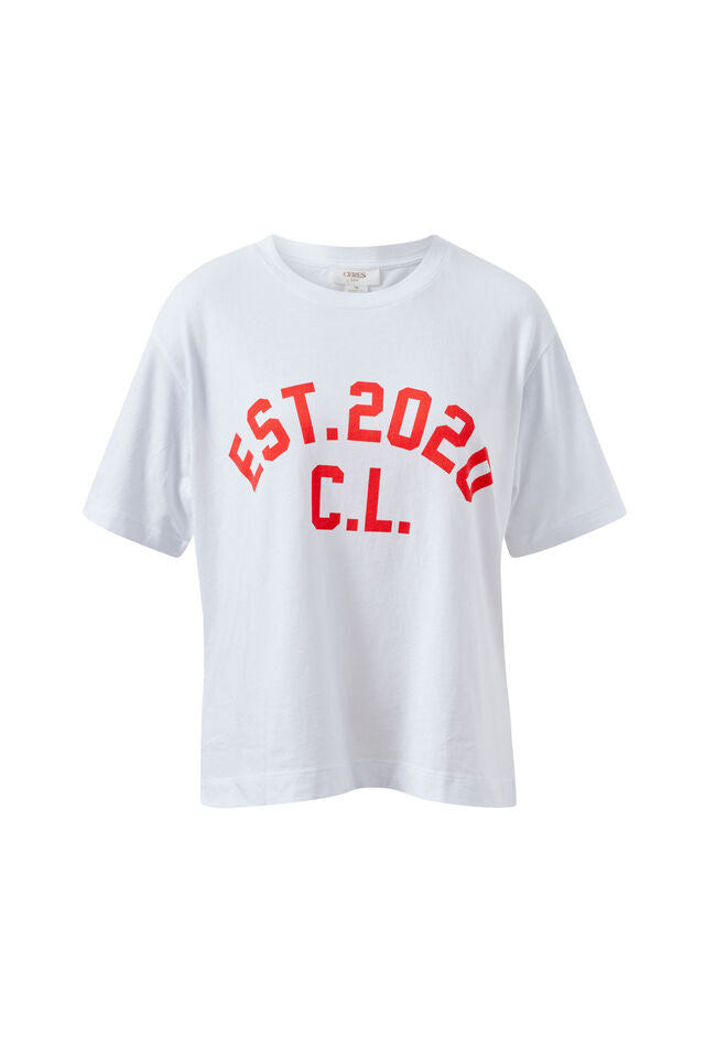 Stevie Slouchy Tee - Chilli Est 2020