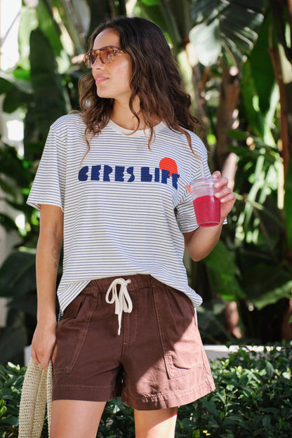 Stevie Slouchy Tee - Ceres Desert Sun