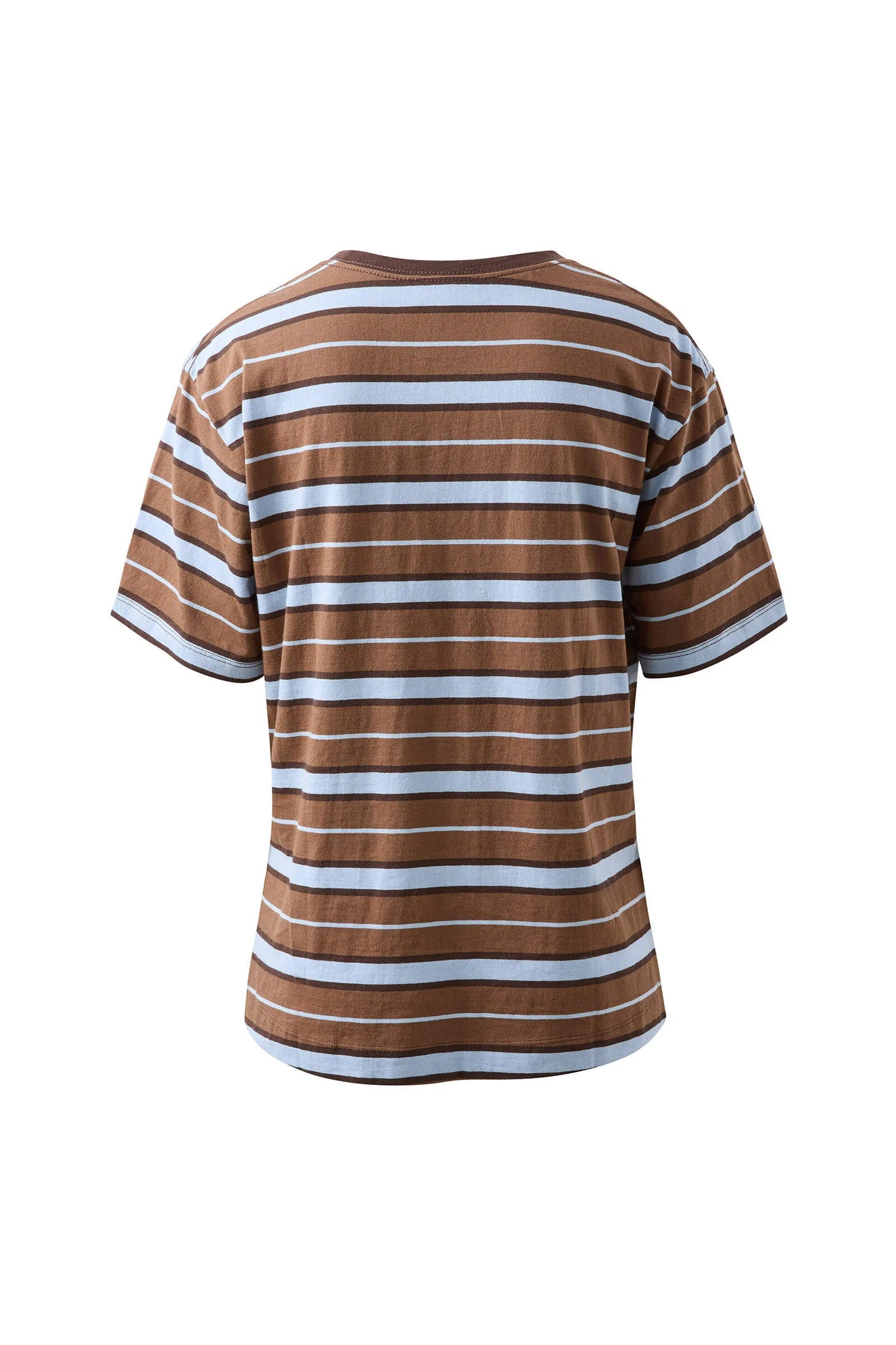 Stevie Slouchy Tee - Choc Retro Stripe