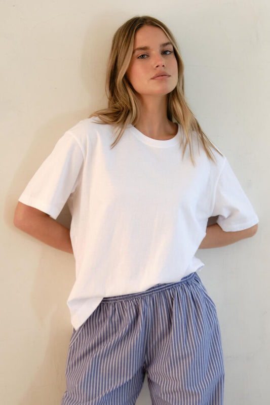Stevie Slouchy Split Hem Tee