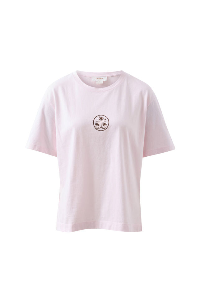 Stevie Slouchy Tee - Island Print