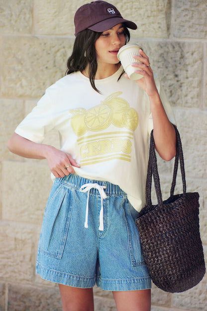 Stevie Slouchy Tee - Ceres Citrus