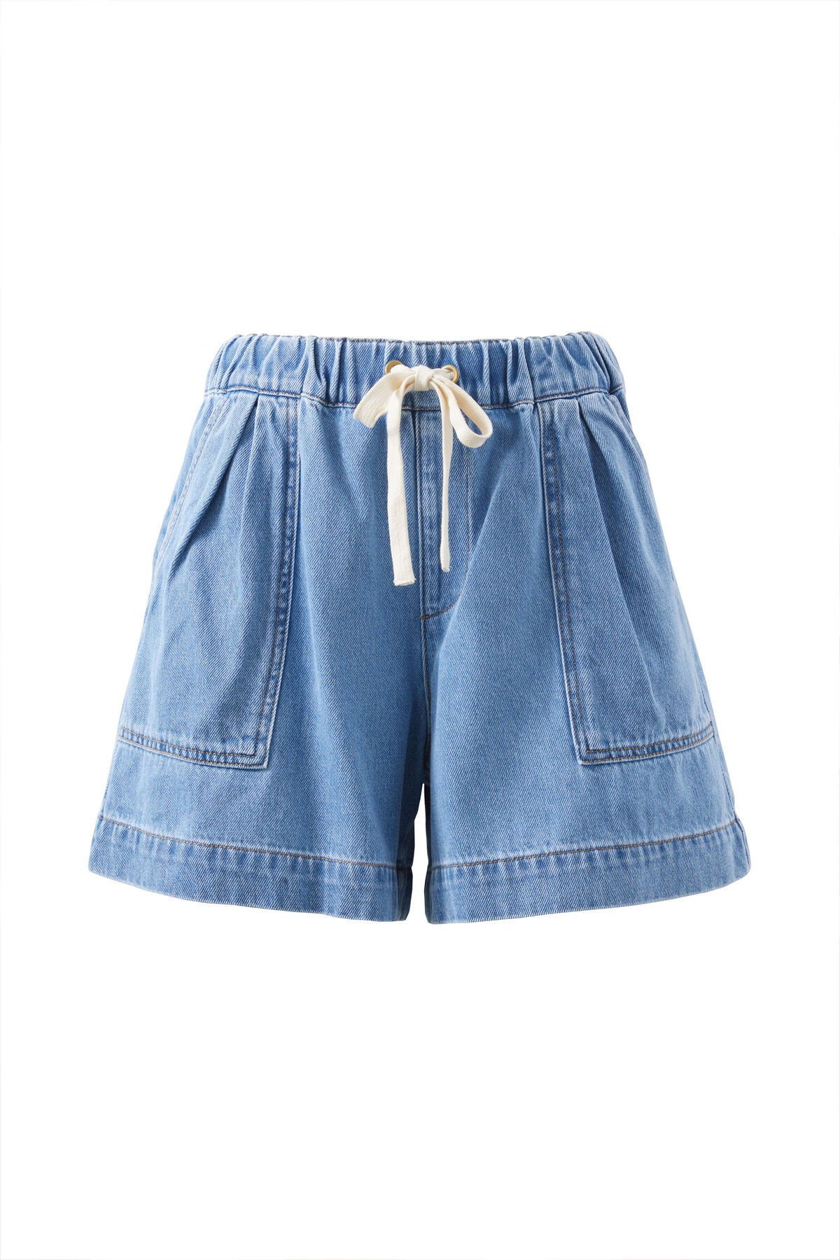 Darcy Relaxed Everyday Short - Mid Wash Blue