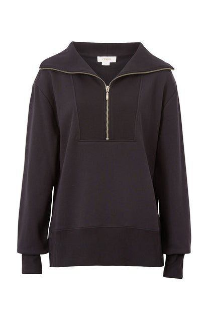 Half Zip Sweat - Chocolate