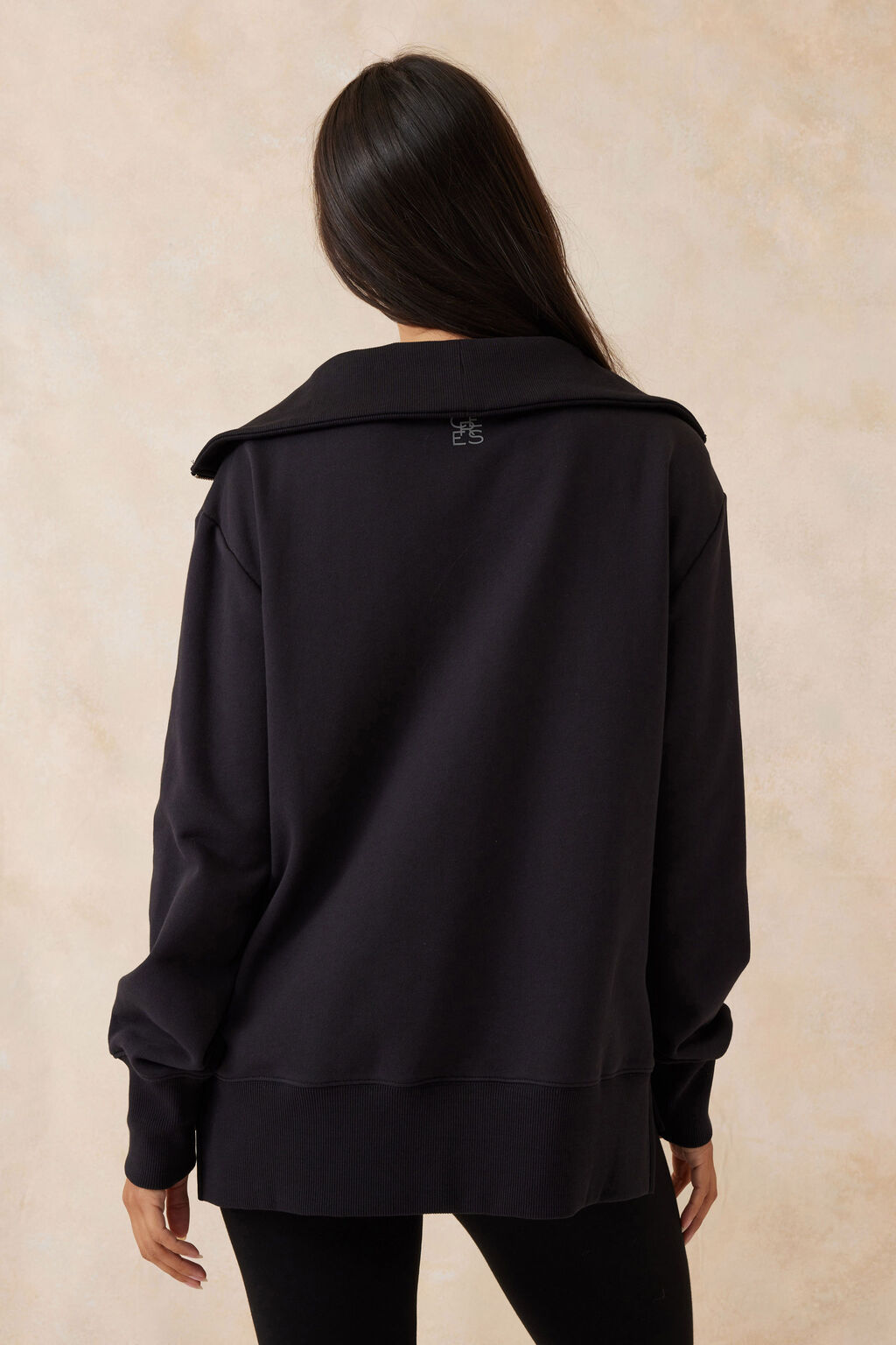 Half Zip Sweat - Chocolate