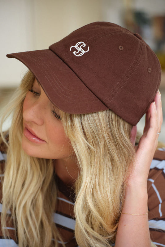 Ceres Monogram Cap - Chocolate