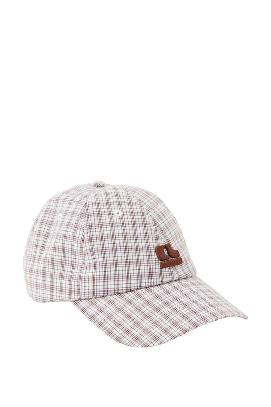 Pip Everyday Cap - Wine Choc Check