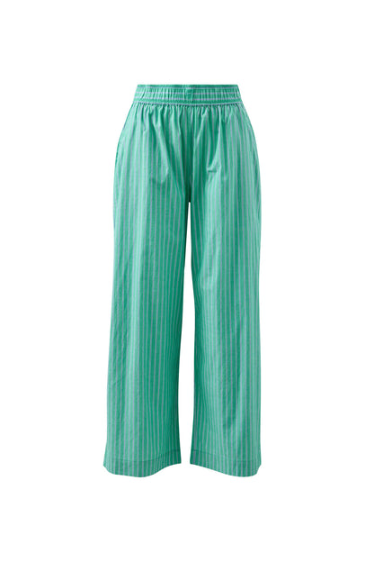 The Lounge Pant - Zesty Green Stripe