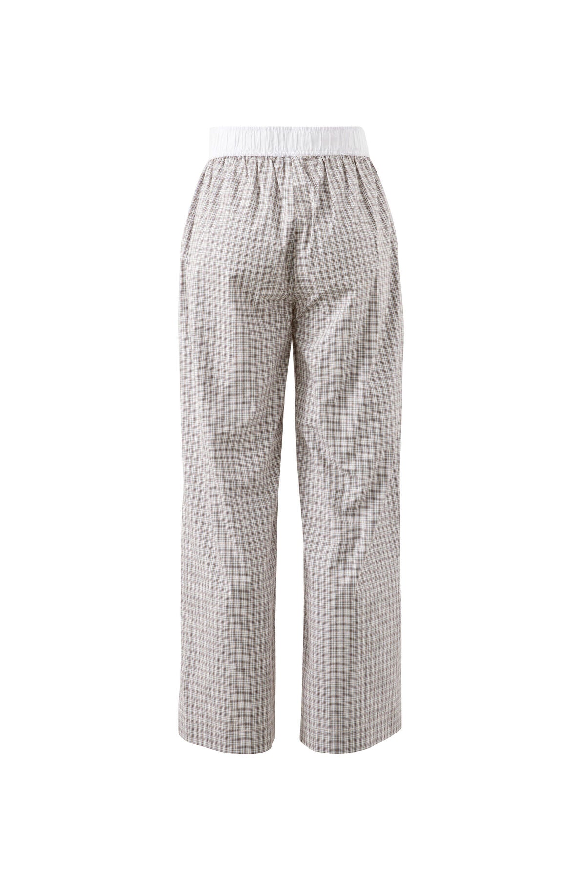 The Lounge Pant - Wine Choc Blue Check