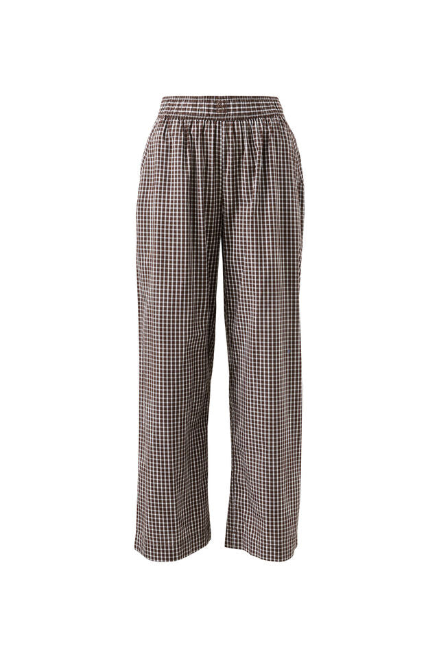 The Lounge Pant - Chocolate Check