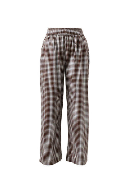 The Lounge Pant - Chocolate Check