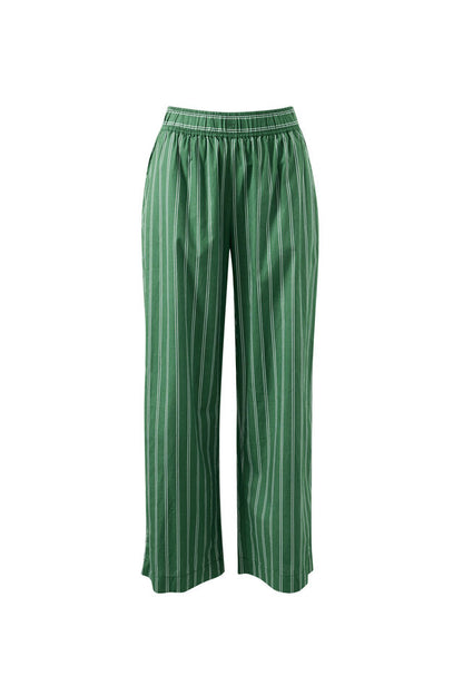 The Lounge Pant - Basil Stripe
