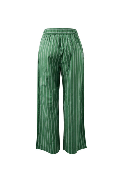 The Lounge Pant - Basil Stripe