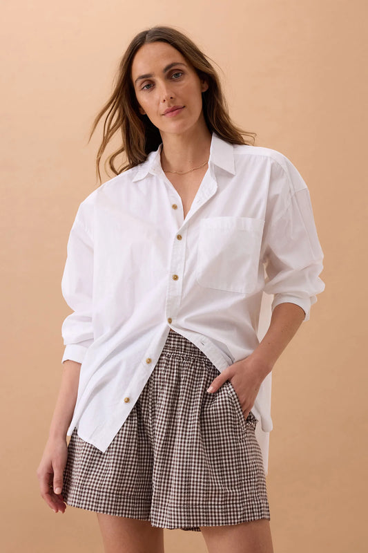 Mila Short - Chocolate Gingham