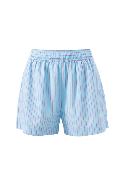 Mila Short - Fresh Blue Red Stripe