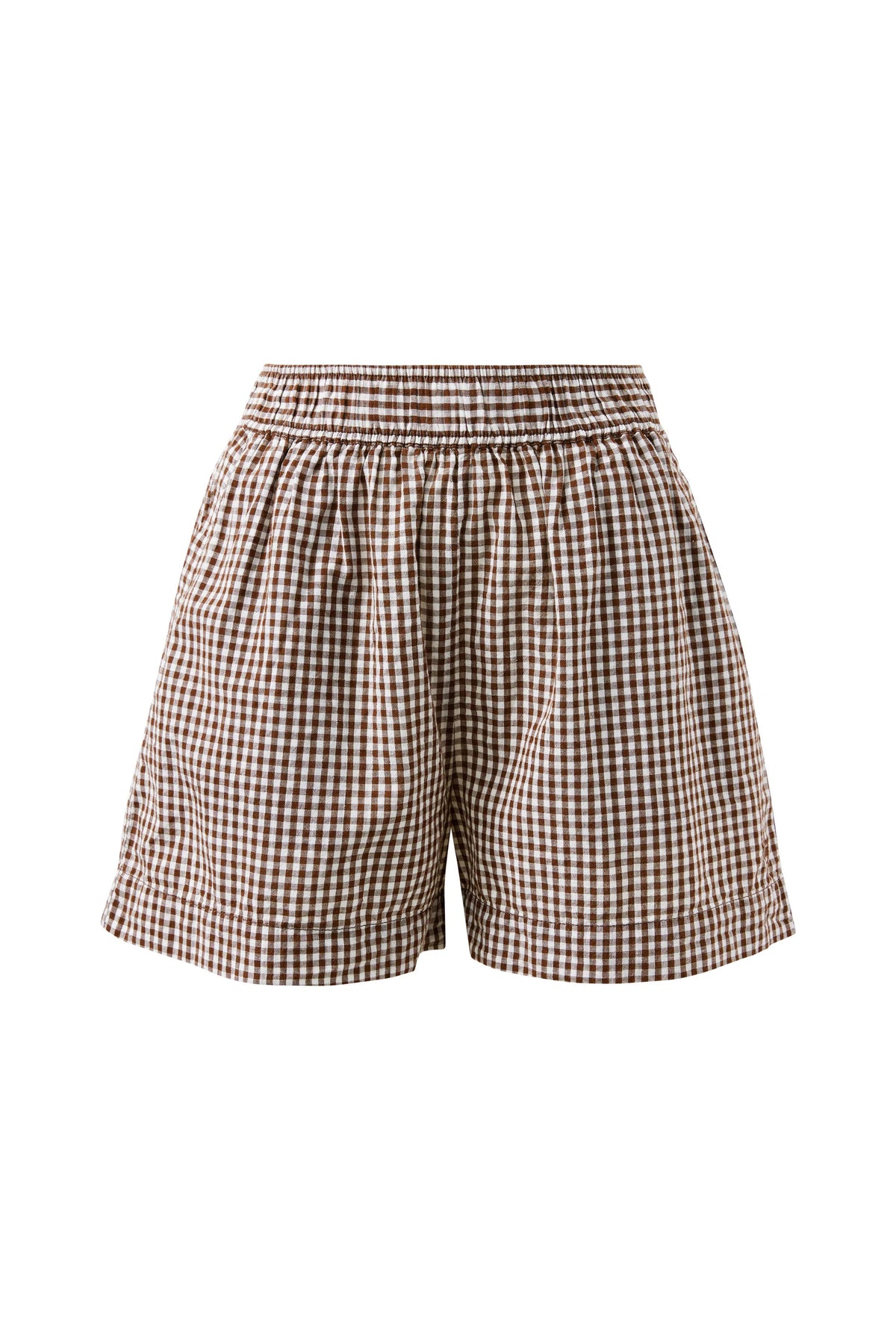 Mila Short - Chocolate Gingham