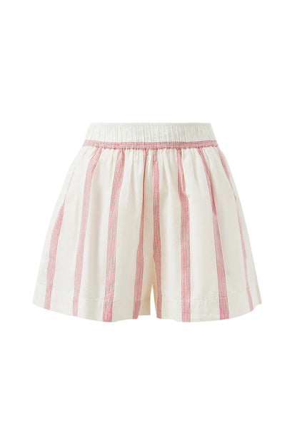 Mila Short - Variegated Red Stripe