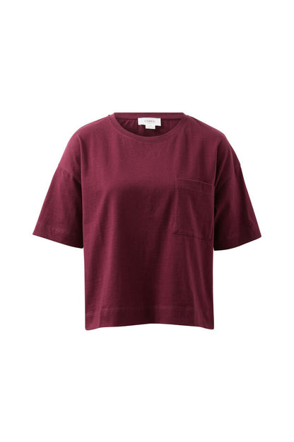 Boxy Pocket Tee - Rasin