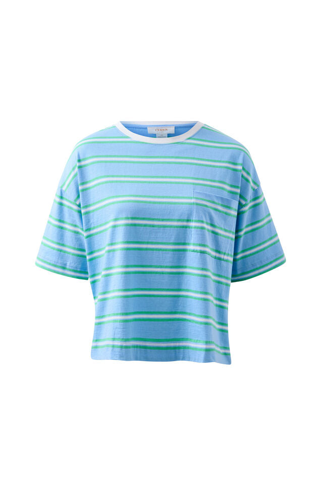 Boa Boxy Pocket Tee - Powder Blue