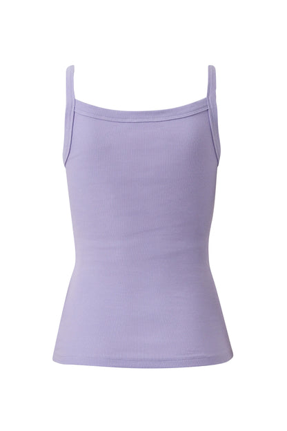 Sophie Rib Singlet - Lilac