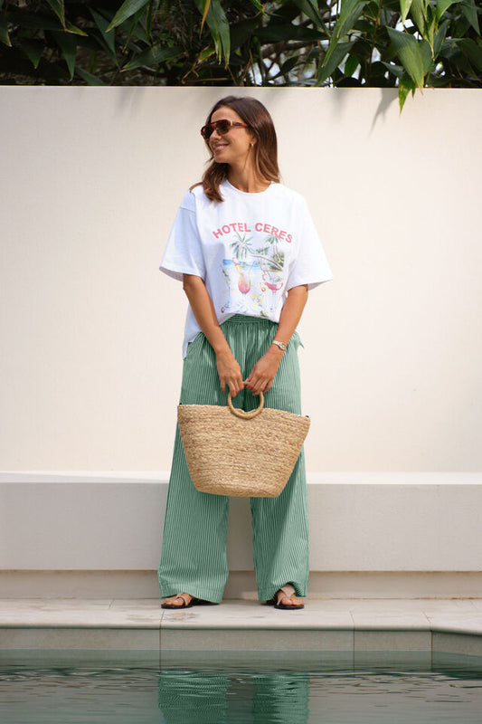 Tully Boyfriend Tee - Hotel Ceres Print
