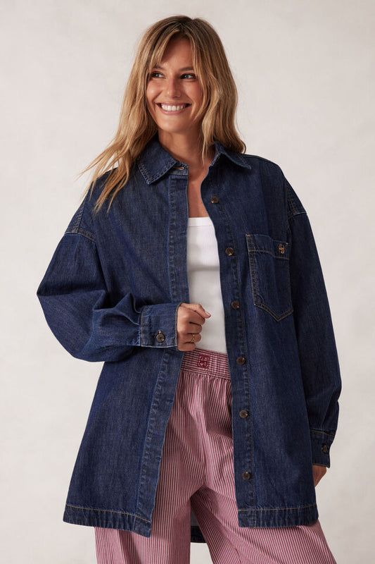 Long Sleeve Denim Shirt