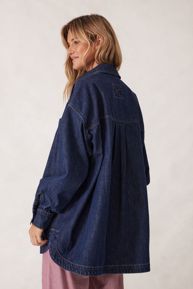 Long Sleeve Denim Shirt