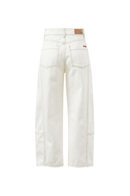 Demi Barrel Jean - Ecru