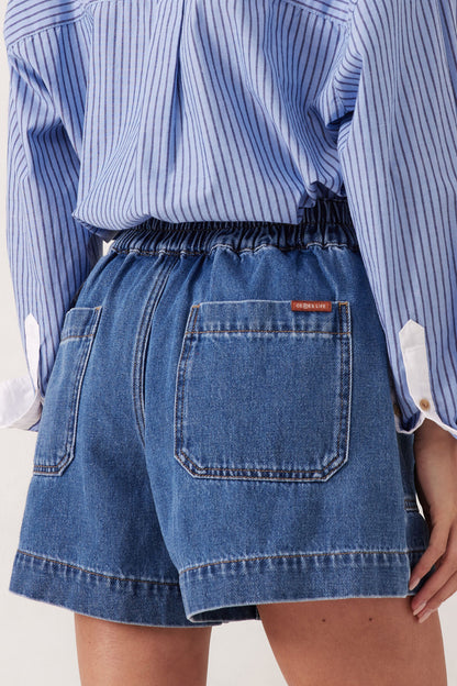 Weekender Short - Fresh Indigo